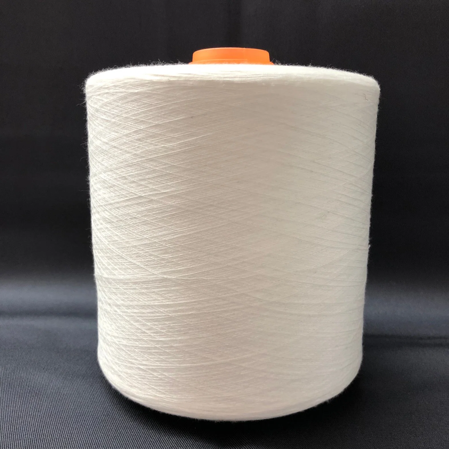 High Strength Poly Poly Core Yarn Raw White Filament Sewing Thread 38s/2/3