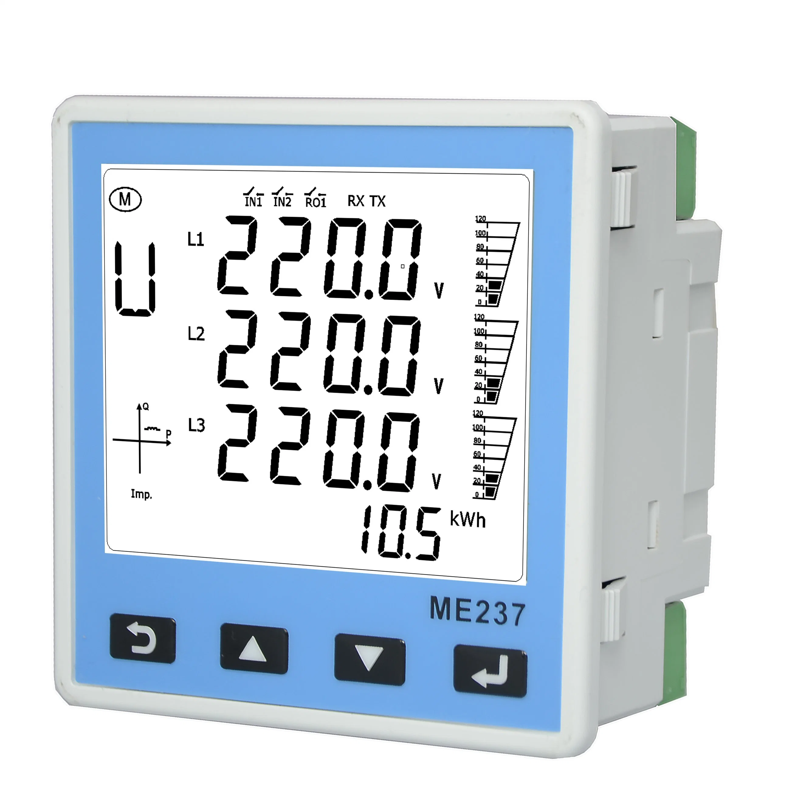 Medidor multifunción de mí237 Medidor de potencia los instrumentos eléctricos para el sistema de generación de energía solar