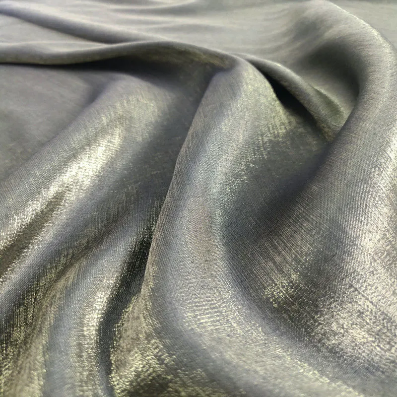 Multi couleurs 70% polyester 30% coton Wight 150cm de tissu satin robe de la dorure à jupe