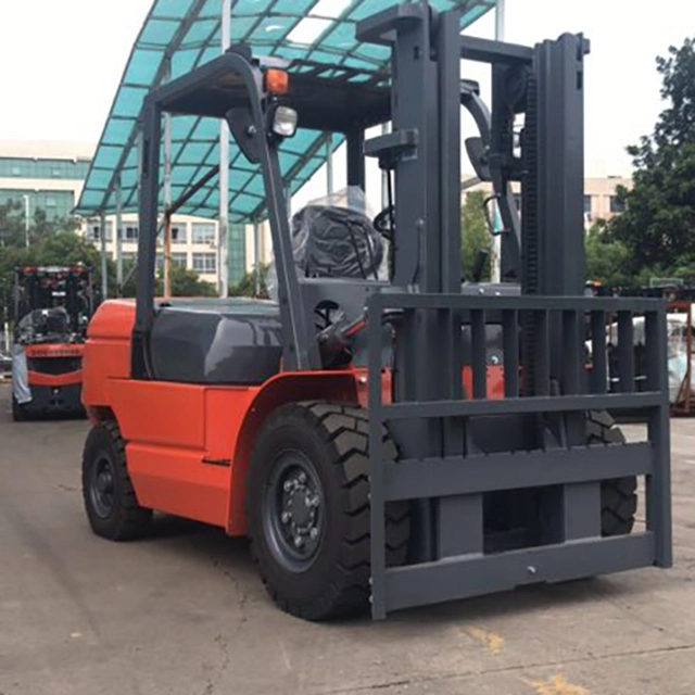 4 Ton Hot Sale Diesel Forklift High quality/High cost performance  3 Meters Lifting Height 4 Wheels Diesel Fork Lift