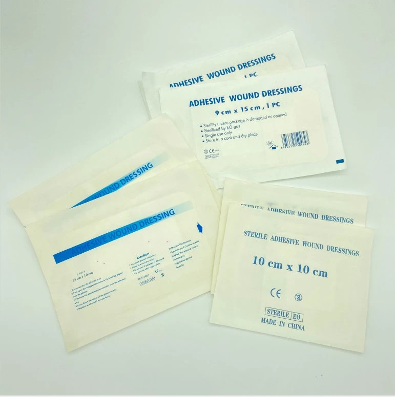 Waterproof Sterile Non Woven Adhesive Wound Dressing