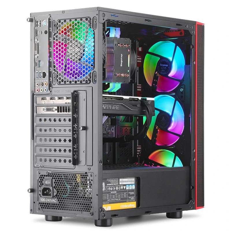 Segotep Acrylics Front Panel Three-Dimensional Heat Venting ATX Gaming Computer Case