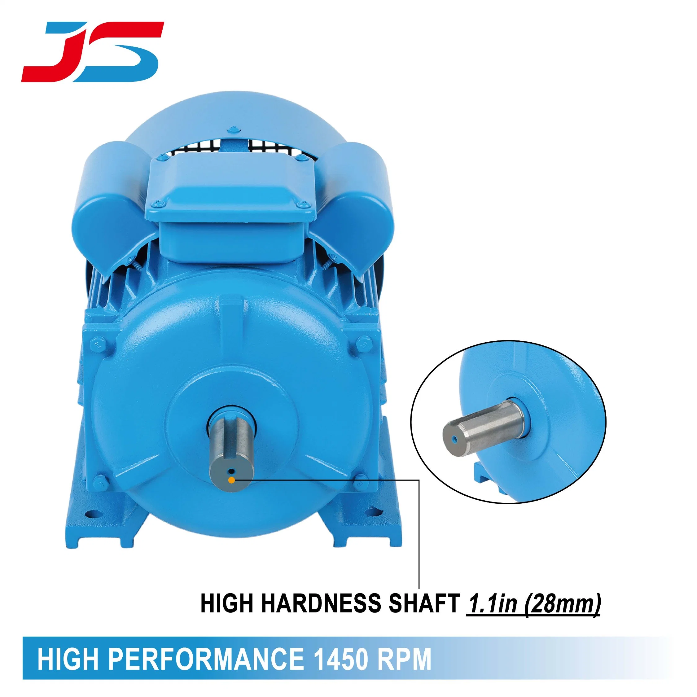 5.5HP Single Phase Electric Motor 28mm Shaft, 1450rpm Air Compressor AC Motor