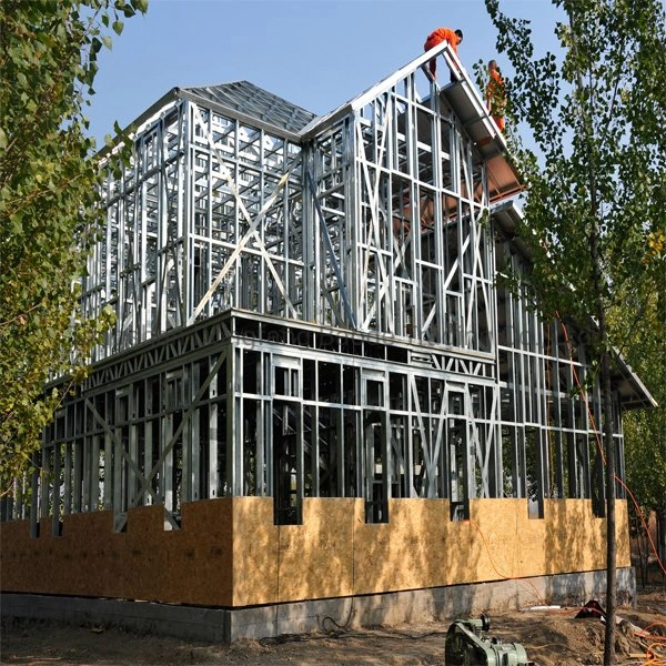 Personnaliser les châssis en acier préfabriqués Appartement Structure de la construction de bâtiments