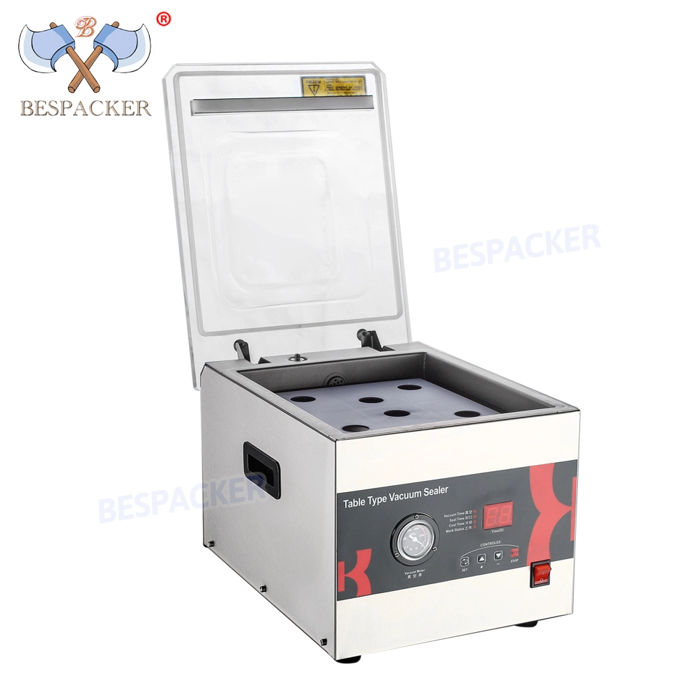 Bespacker DZ-260C 2020 nouvelle machine d'emballage sous vide de chambre unique de table pour les aliments vestimentaires.