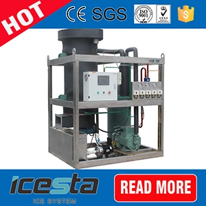 Refrigeration 20t/24hrs Tube Ice Machine Ice Making Factory