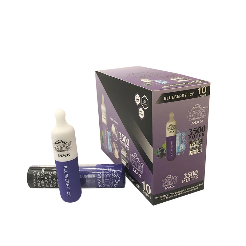 Originales de fábrica populares caliente 9ml de líquido 3500 puff tipo C Bang Max Puff vaporizador desechables