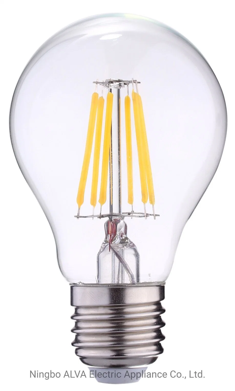 LED Filament Bulb Lamp 4W Glass A60 COB LED Light Amber Glass Edison Bulb E27 B22 Classic Lamp Decoration Lamp
