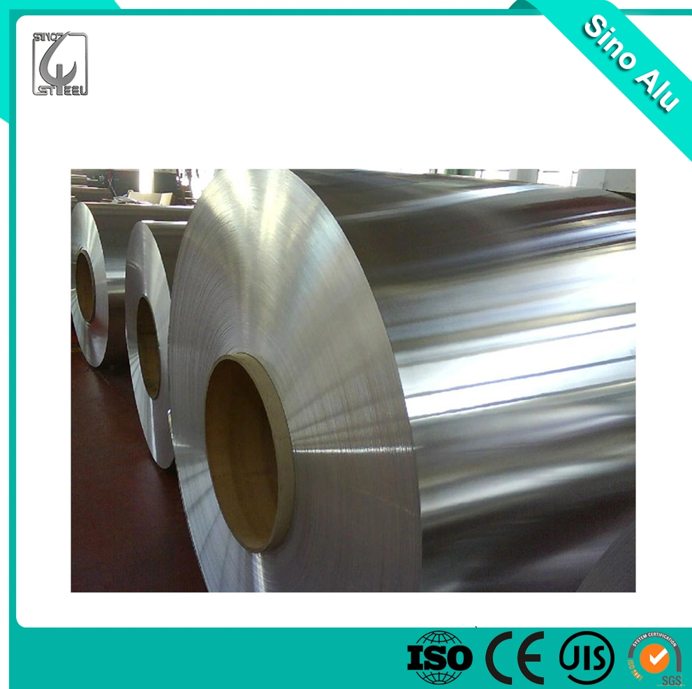 China de la bobina de puro aluminio 1050 0.3-0.5mm de grosor para la construcción