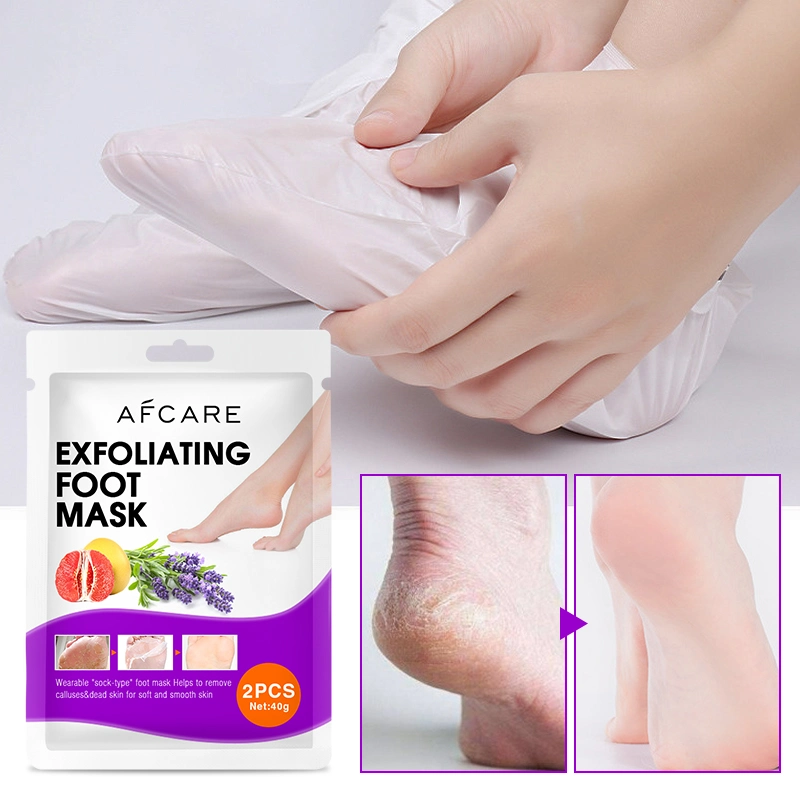 Beauty Feet Care SPA for Cracked Exfoliating Foot & Hands Cream with Shea Mask