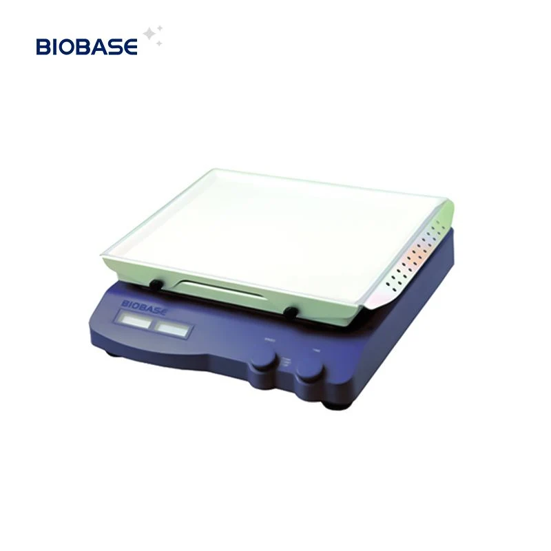Biobase pequeña dimensión Agitador de microplacas de suministro de energía baja para Lab