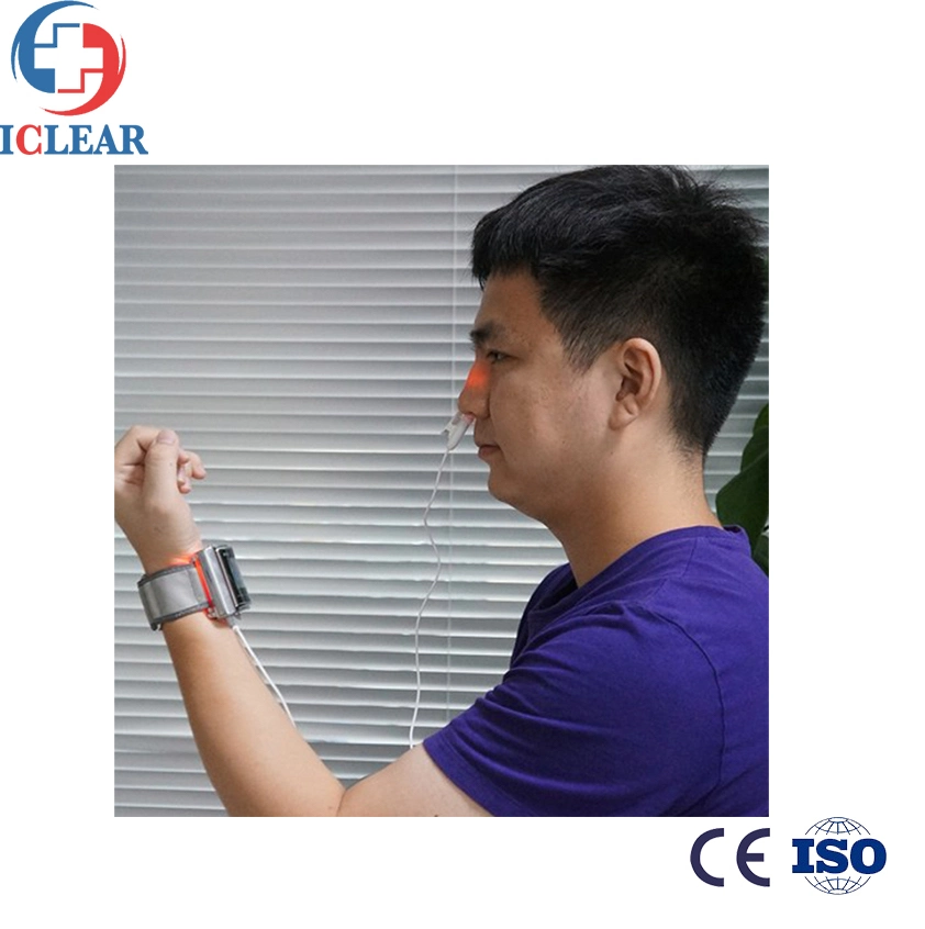 Ce Blood Circulation Machine 650nm Wrist Watch Laser Therapy for Reducing Blood Pressure