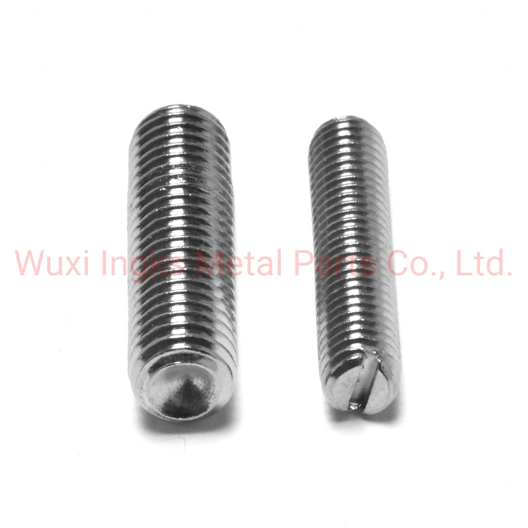 A2 A4 Anti-Rust Cup Point Slotted Driver Grub in Stock Set Screw