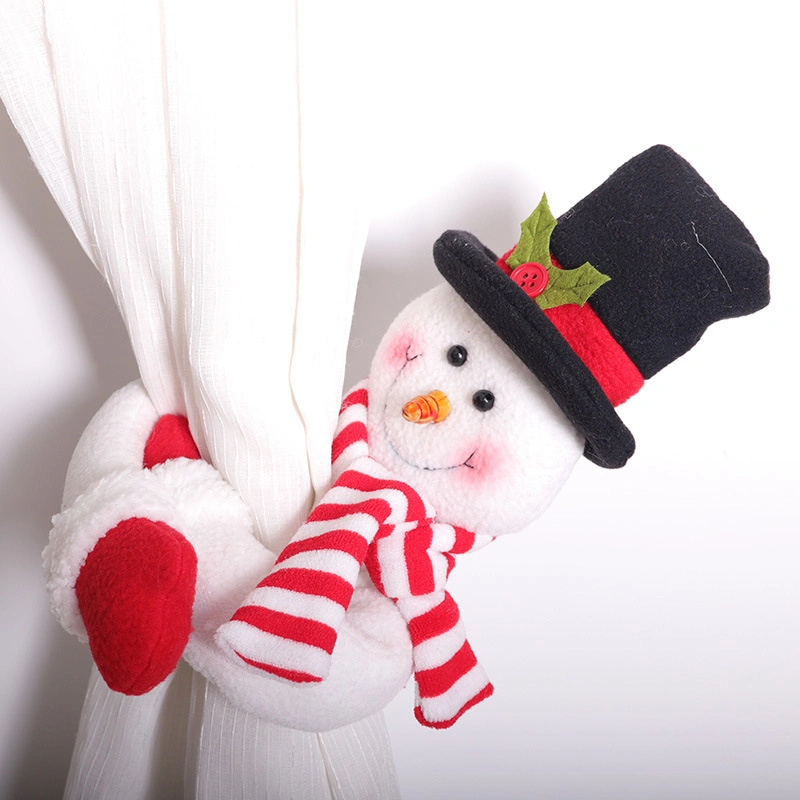 New Christmas Snowman Curtain Buckle Decoration
