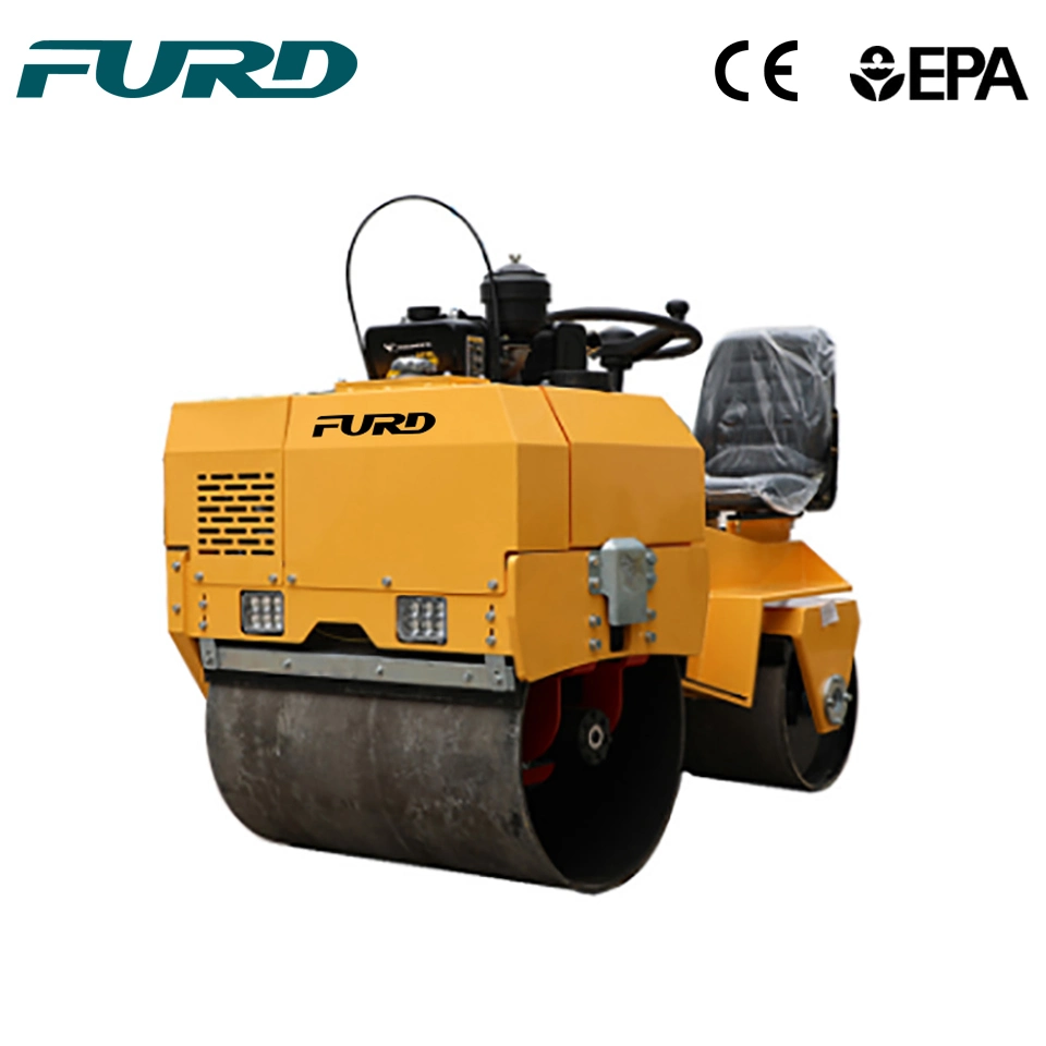 OEM Manufacture 700kg Vibratory Double Drum Road Roller