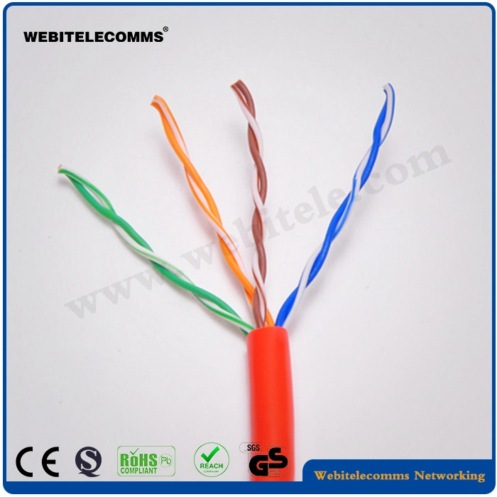 PVC U/UTP Cat5e Unshielded LAN Cable for Network Using