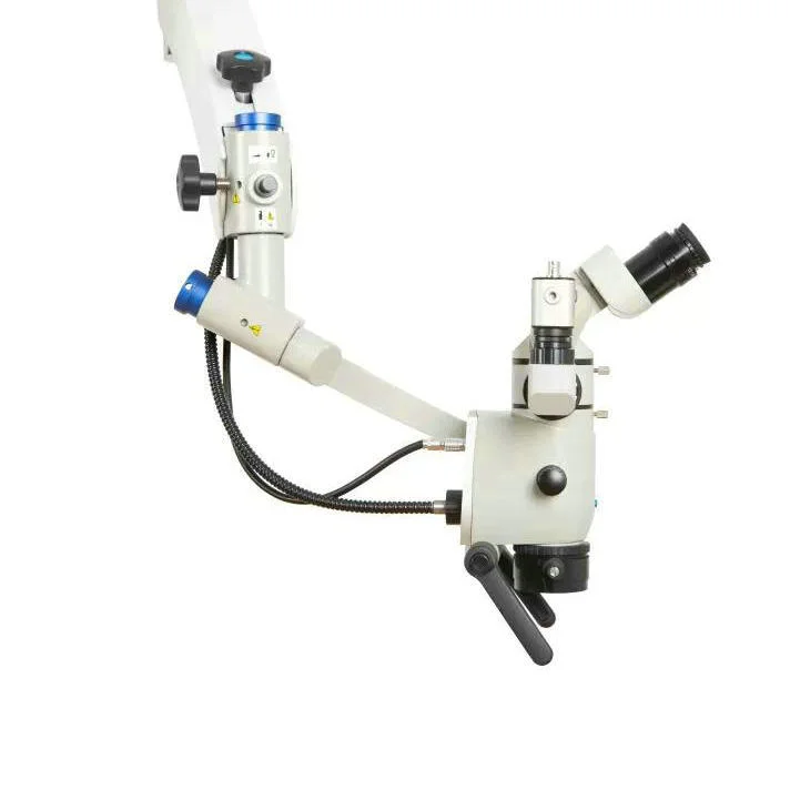 Dispositivo médico 180 grados 45 grados Cirugía Binocular LED Ent Microscopio quirúrgico