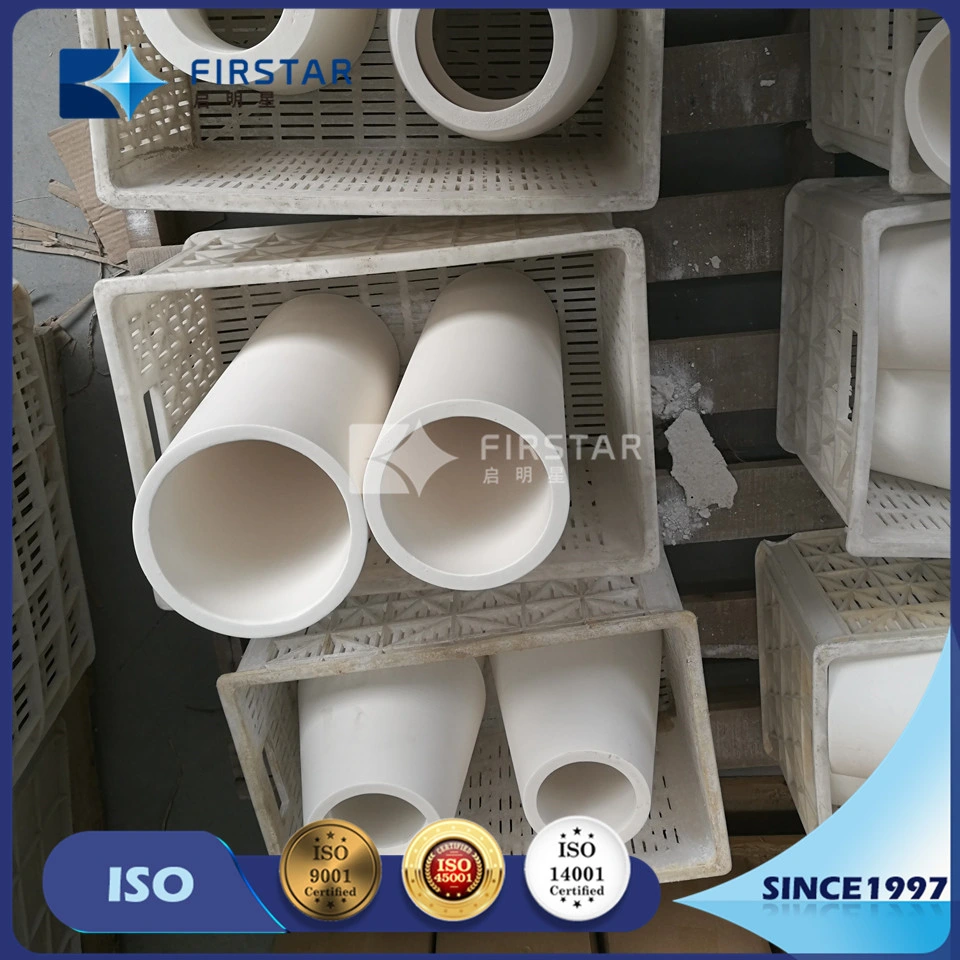 High Alumina Ceramic Sleeve for Steel Pipe as Per Customized Size Request