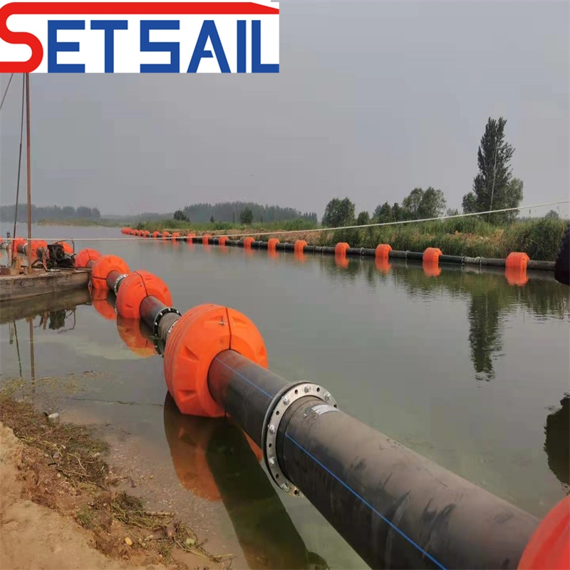 Sewage HDPE Pipe for Dredging Machinery with Rubber Hose