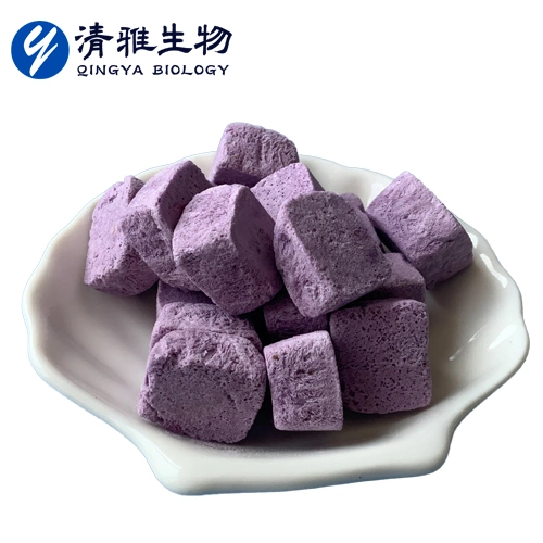 Freeze Dried Blueberry Yogurt Cubes High Nutrition Laxative Easy to Digest