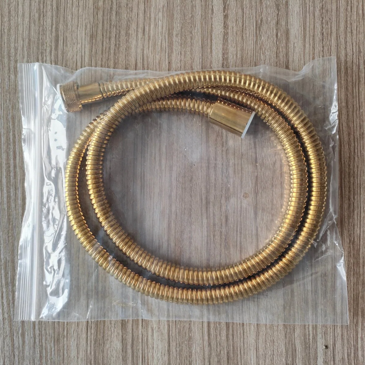 H-5 S. S. 201 Chromed Finished Brass Connector and Brass Nuts Shower Hose