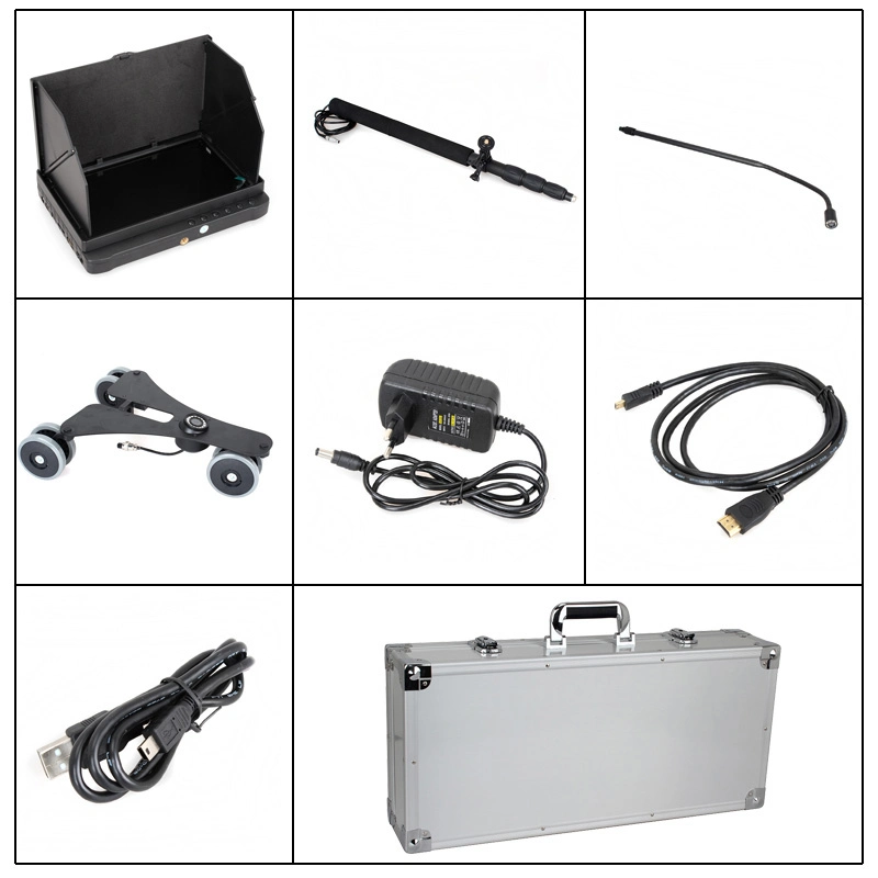 7 Inch Telescopic Pole Roof Ceiling Inspection Camera Under Vehicle Inspection Camera