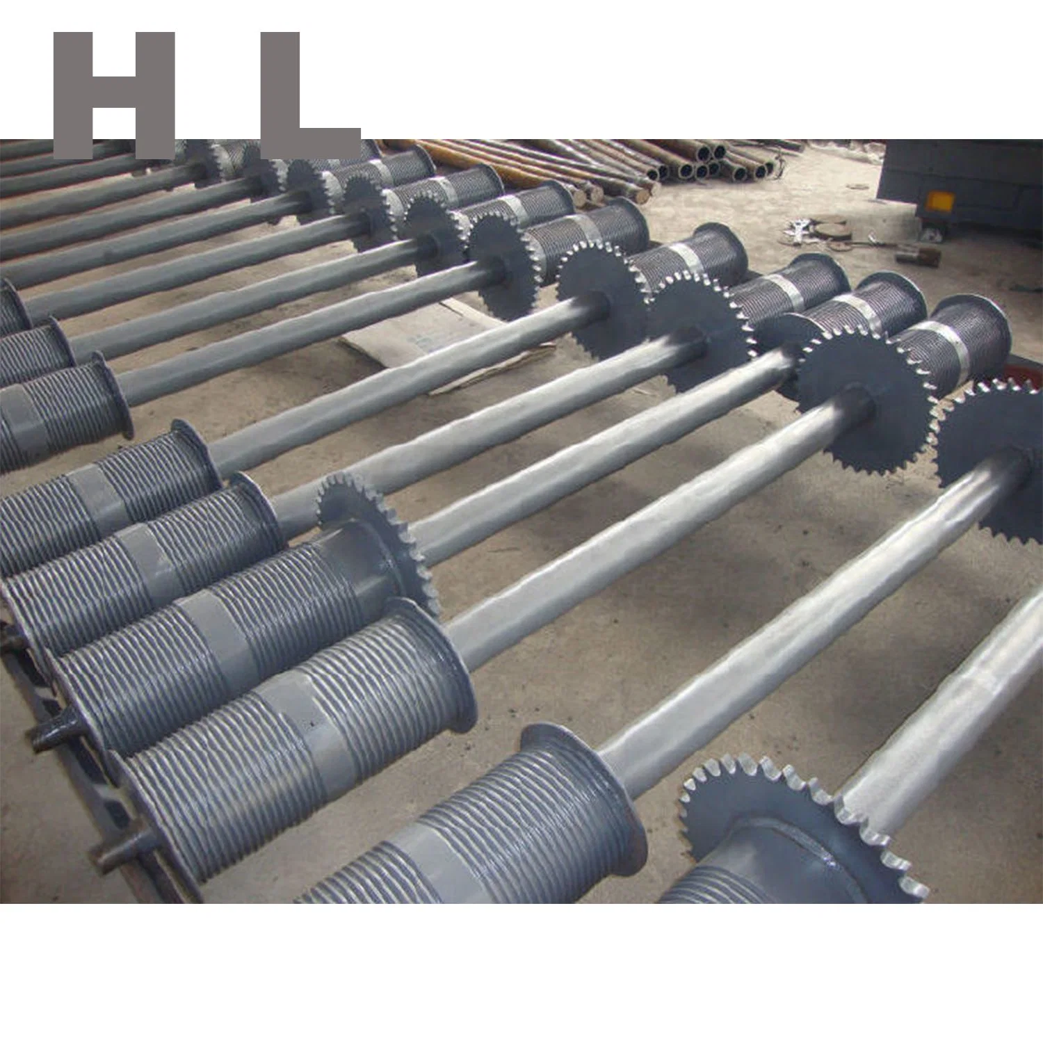 Steel Single / Double Sprocket Conveyor Roller for Roller Conveyor