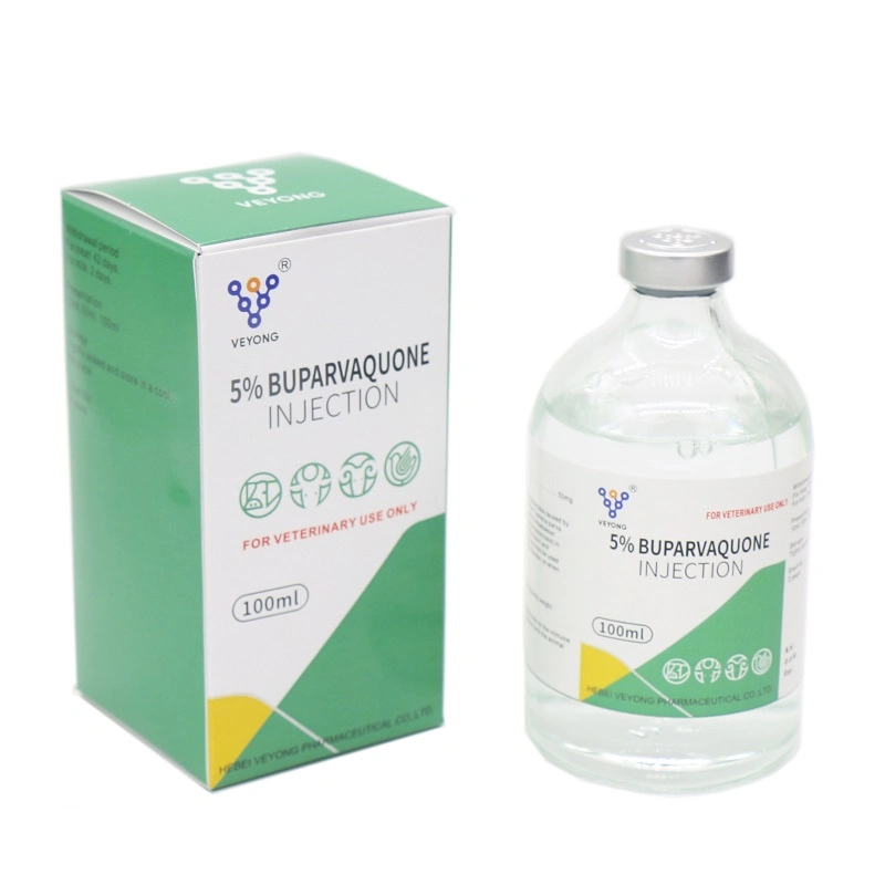 Buparvaquona 50 mg Buparvaquone Injektion für Rinder 5% Flüssige Lösung Veterinary Drug Großhandel/Lieferant Aus China Fabrik