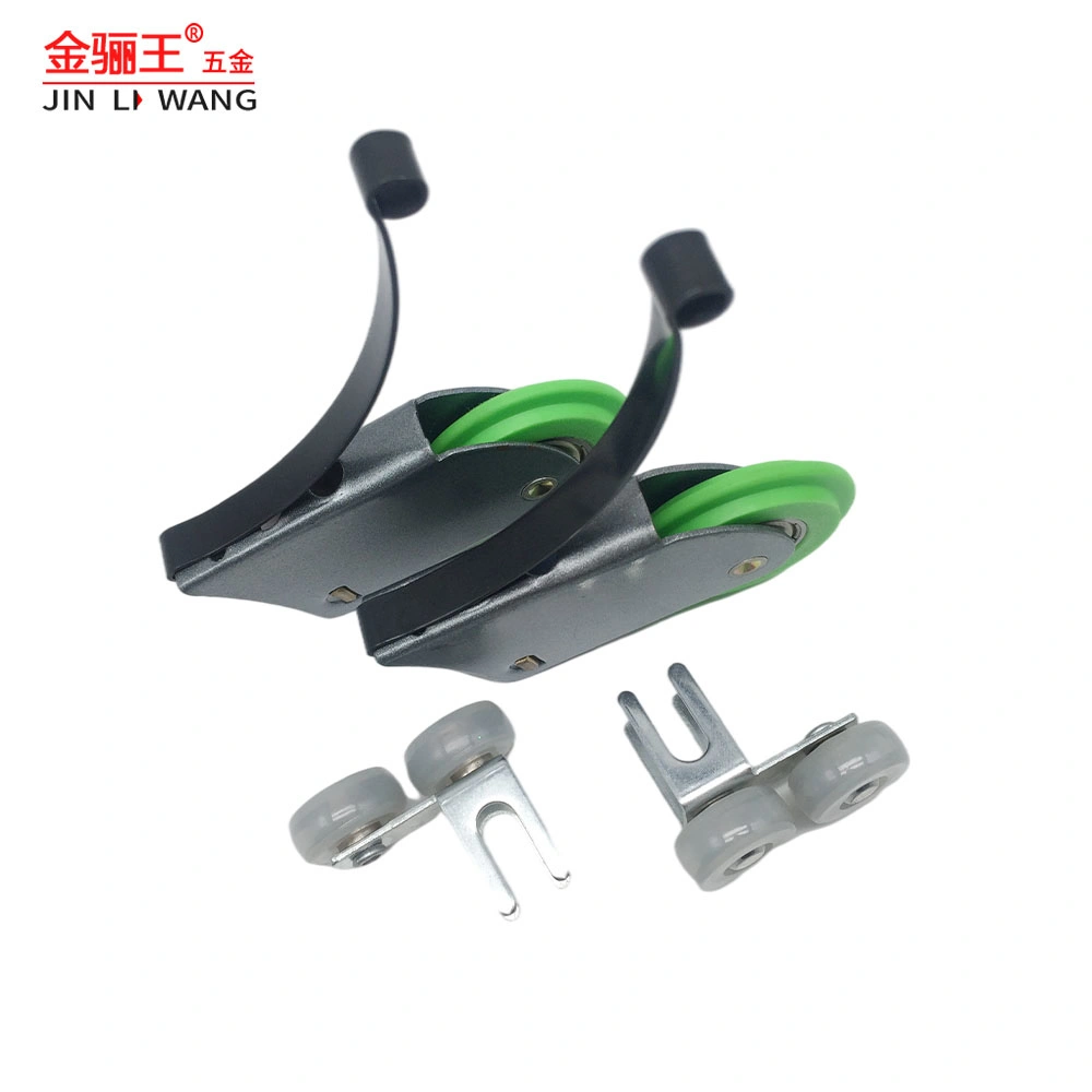 Stable Production OEM ODM Team Experienced Furniture Hardware Factory Supplier for Sliding Wardrobe Roller Iron Steel Housing POM PP Nylon Pulley Wheel