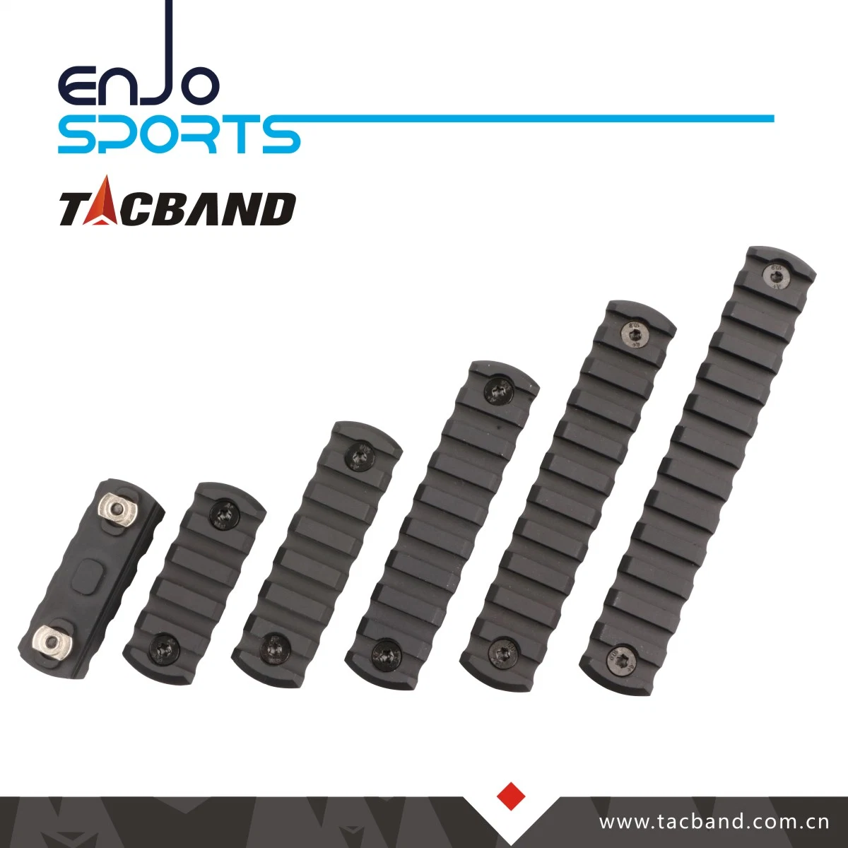 7 ranuras AR-15 M16 M4 Mil-Spec táctico M-Lok Picatinny rifle scope Handguard Rail Section