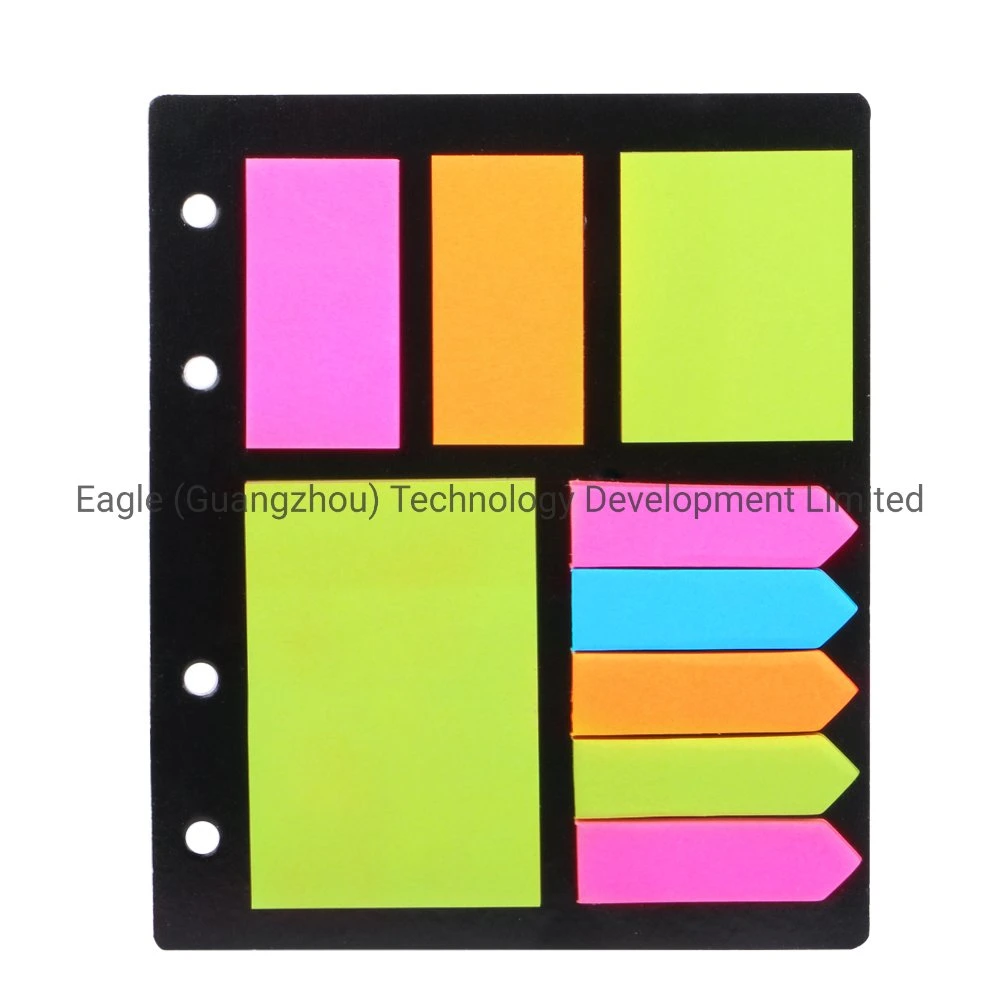 Neon Color Sticky Notes Set Assorted Shapes