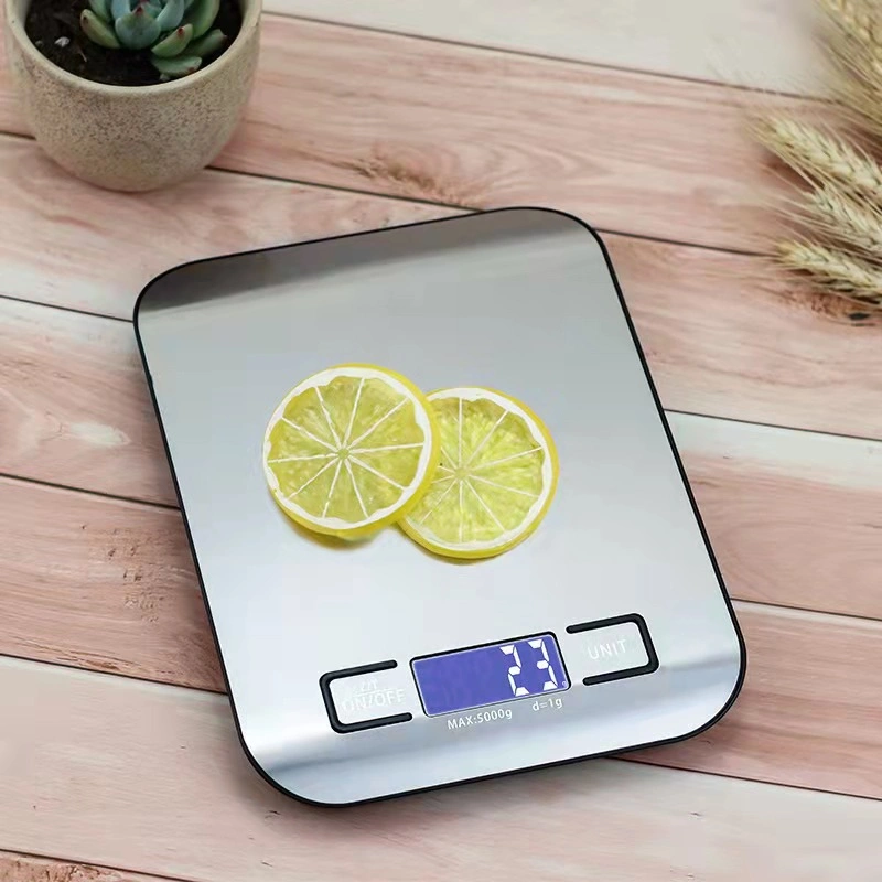 Báscula de cocina inteligentes multifunción 5 kg de acero inoxidable Báscula de cocina Linkfine digital con pantalla LED