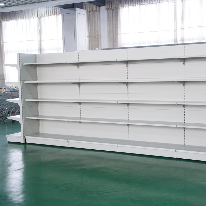 Manufacturer Supplier Metal Gondola Display Racks Supermarket Shelves