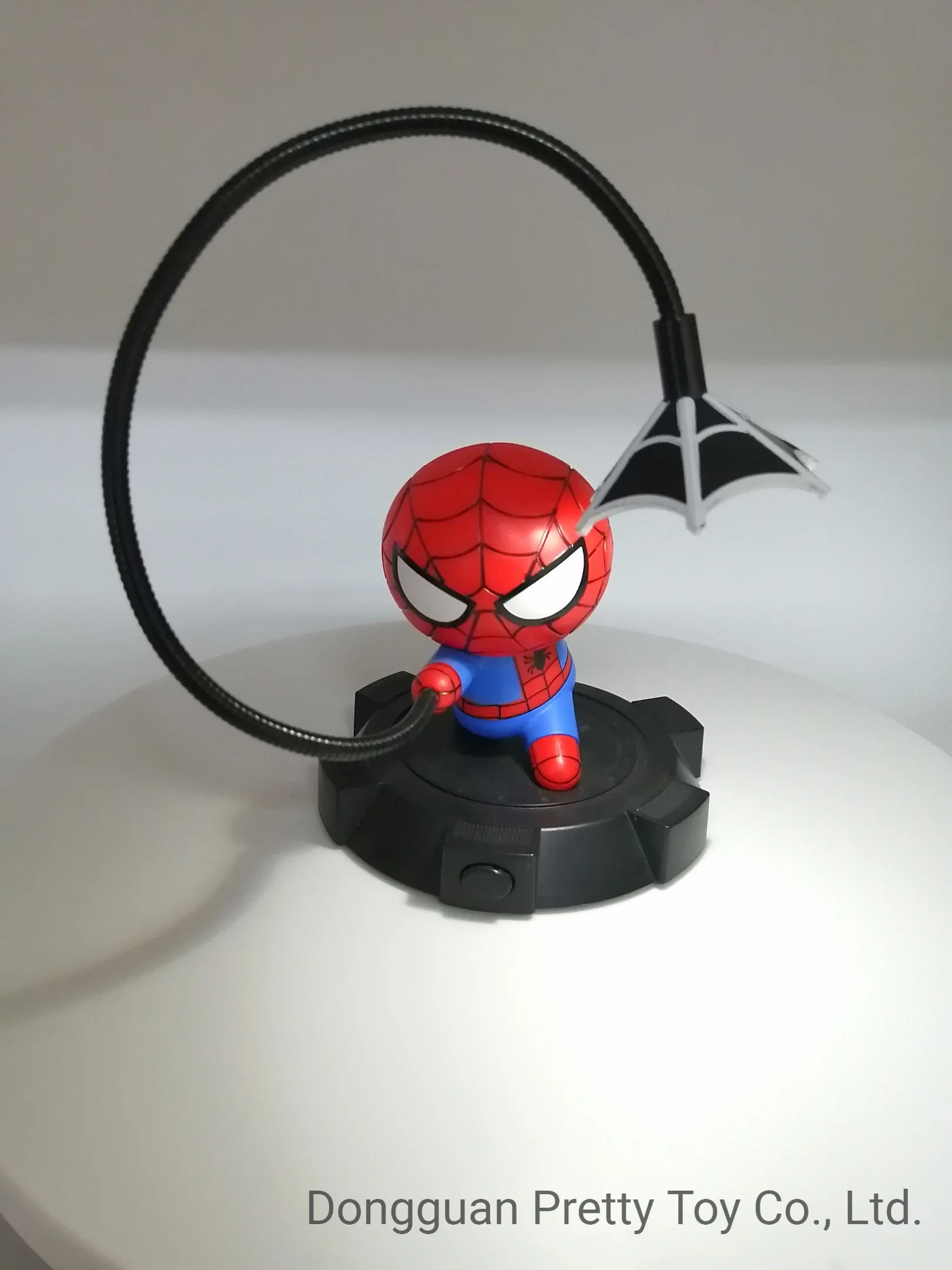 Manufacturers to Customize PVC Spiderman Action Figure Bedside Small Night Light