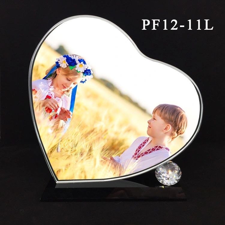 High quality/High cost performance  Rectangle Shaped Sublimation Crystal Photo with Base for Decoration