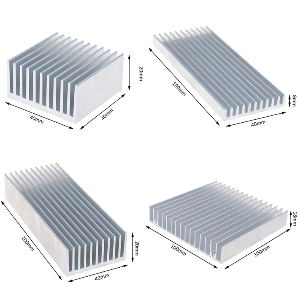 Coussin de refroidissement en alliage d'aluminium pour dissipateur haute puissance Radiateur