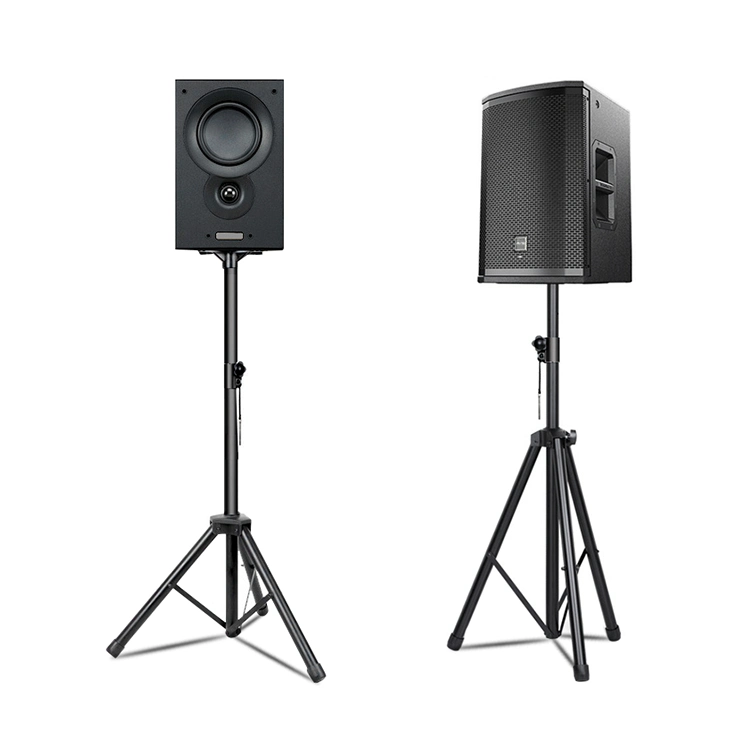 High quality/High cost performance  OEM Flexible Portable Metal Floor Stand Amplifier Tripod Stand Speaker