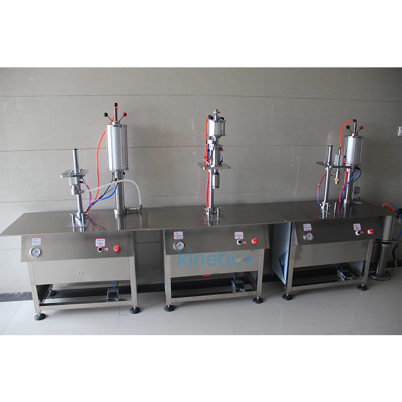 Semi-Automatic Aerosol Filling Machine Air Conditioning Gas Filling Machine