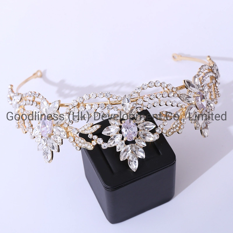 Luxurious Crystal Rhinestones Tiaras Crowns Wedding Party Fashion Hair Accessories