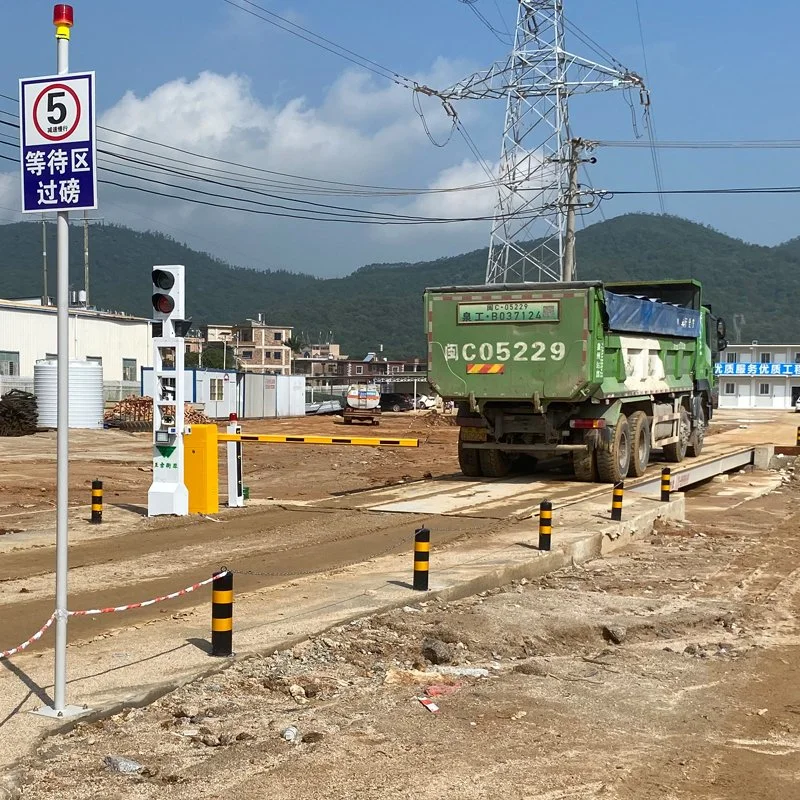 100t Unmanned Weighbridge with Camera and Traffic Lights