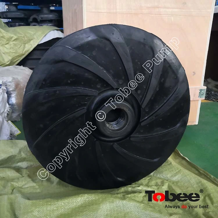 Slurry Pump Accessories Rubber Impeller for River Stone Suction Pump