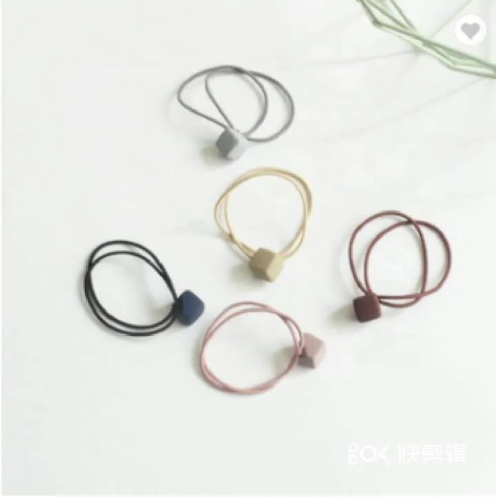 Wholesale Custom Logo Fashion Twist Original Hair Tie Bracelets Accessories