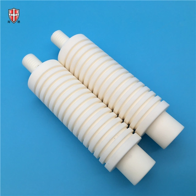 Durable and Preservative White Thread Ceramic Al2O3 Ceramic Plunger
