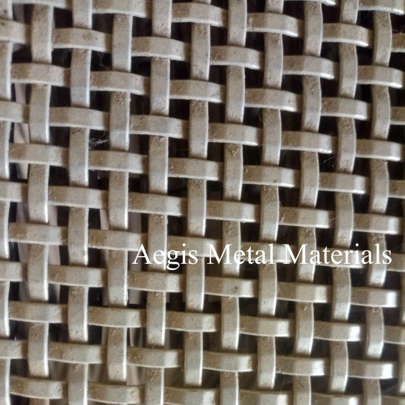 Flat Wire Stainless Steel Woven Mesh 304 316 Decorative Metal Mesh Screen