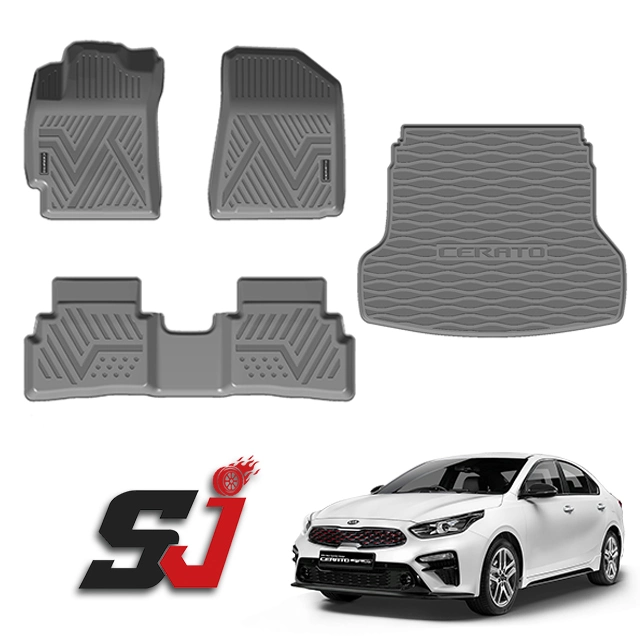 Guangzhou de haute qualité en usine personnalisée le tapis de sol souple noir voiture étanche pour tapis de sol Auto 2019 Cerato