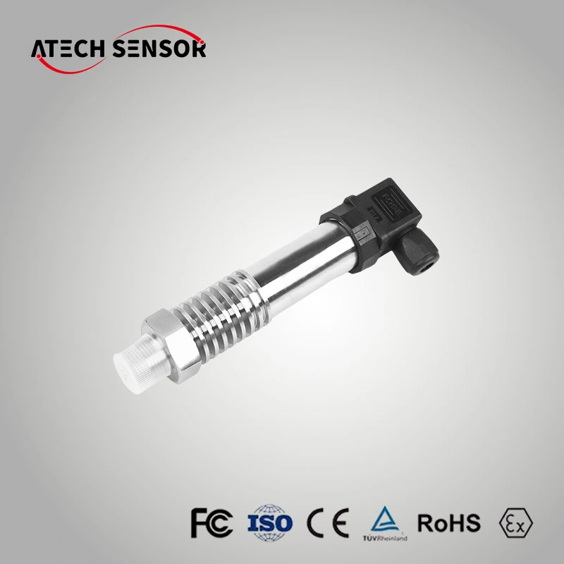 Transductor de presión de alta temperatura Atech SS316 Piezoeléctrico 200c 4-20mA salida G1-4"