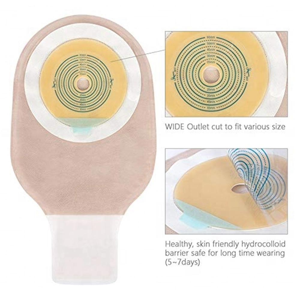 Disposable High quality/High cost performance One Piece Ostomy Stoma Care Cover Colostomy Bag