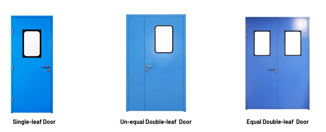 Manual Swing Door and Auto Sliding Door Airtight Door for Hospital