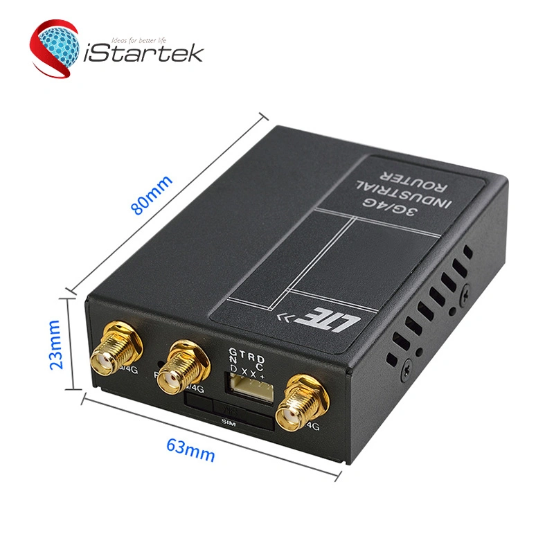 Industry Grade Hardware Watchdog Design Tracking Car 4G WiFi Modem Router with 4 LAN Port