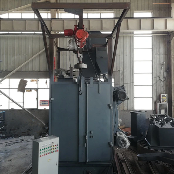 Tipo Gancho Granalhagem a máquina/máquina de jateamento de areia/Tipo de Hangar Abrator